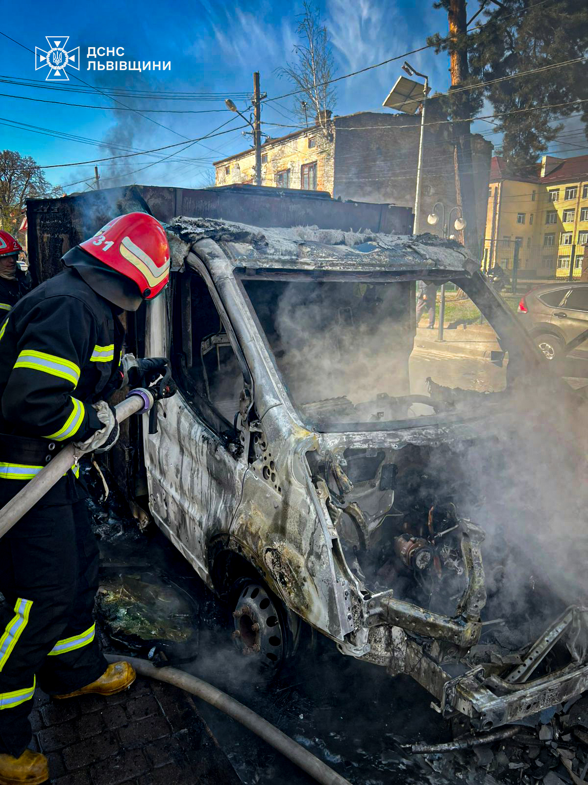Пожежа інкасаторського авто на Львівщині: Офіційна заява