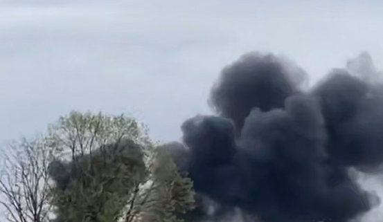 Атака на Тернопіль: момент влучання ворожого дрона потрапив на відео