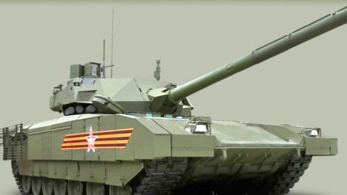 Українські військові захопили парадний танк росіян