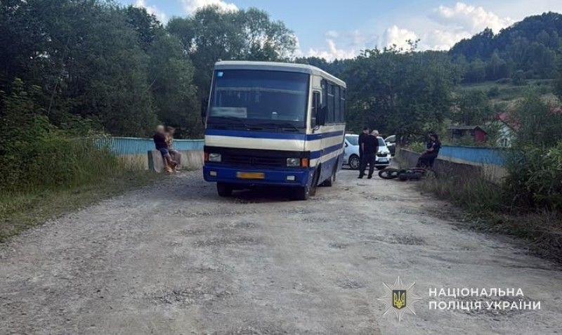На Львівщині в аварію потрапила маршрутка з пасажирами (фото)