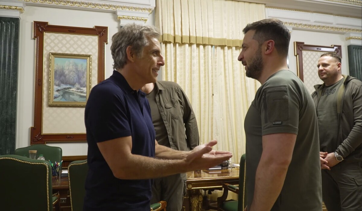 Зеленський зустрівся з голлівудським актором Стіллером