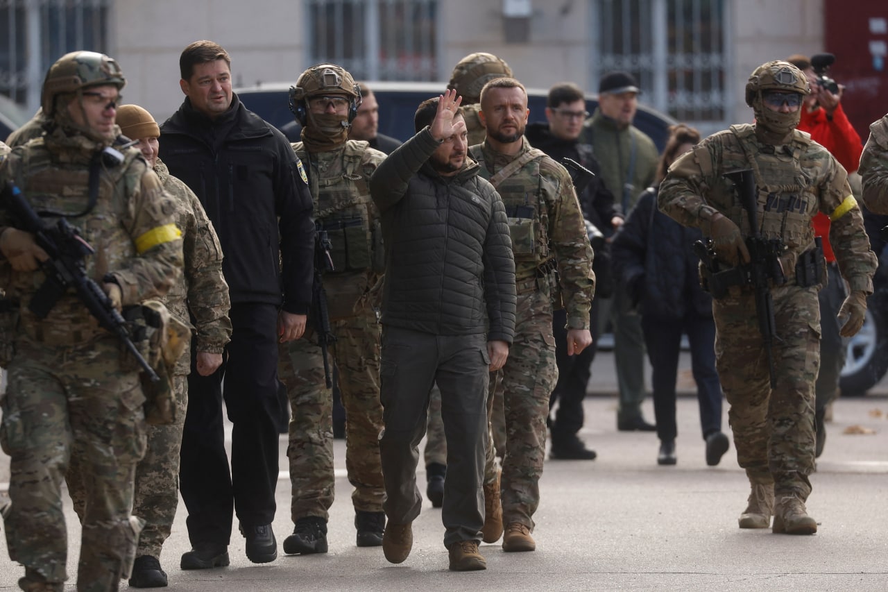 Зеленський приїхав у звільнений Херсон