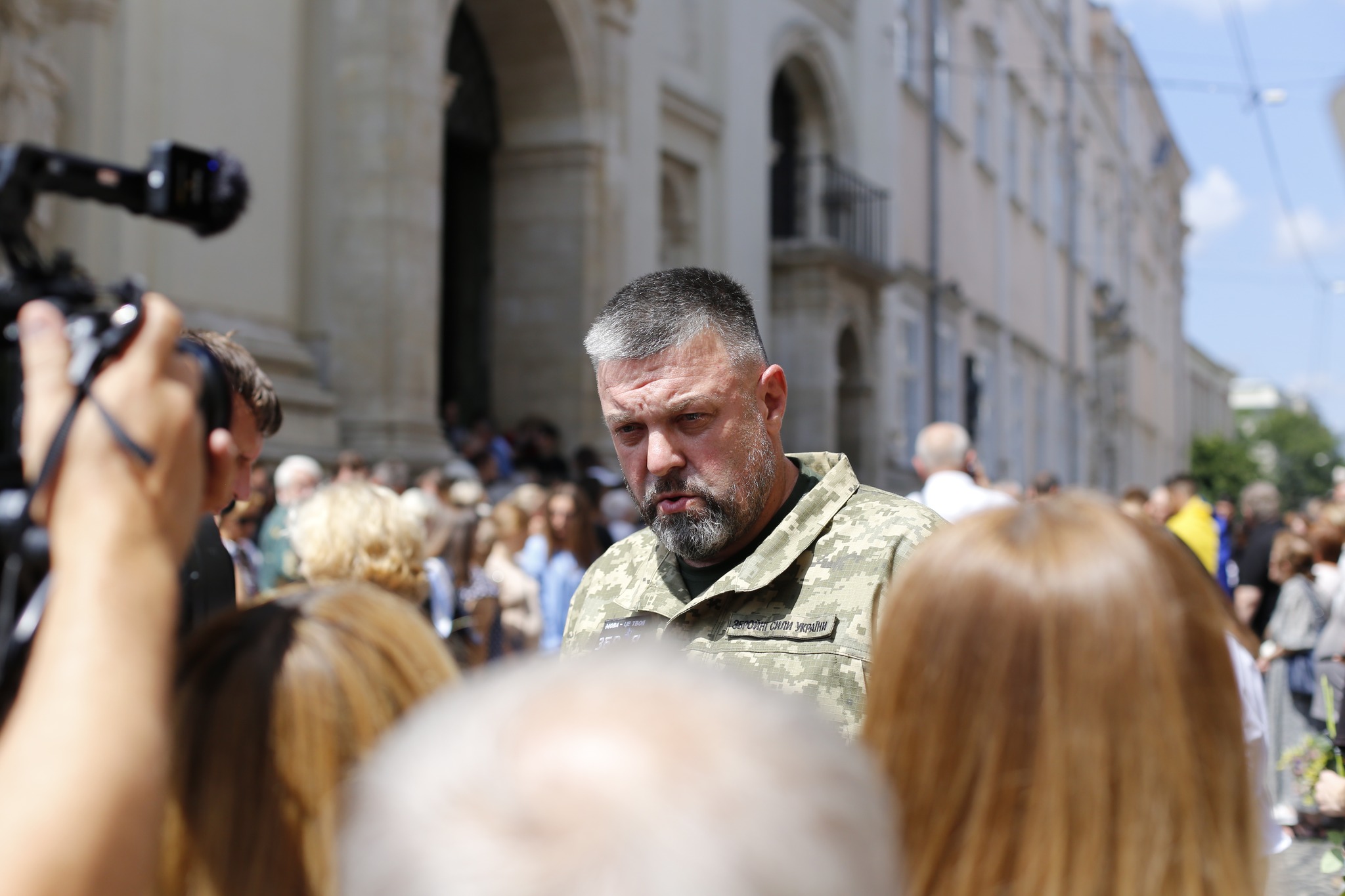 Потужна промова Олега Тягнибока на похороні Ірини Фаріон