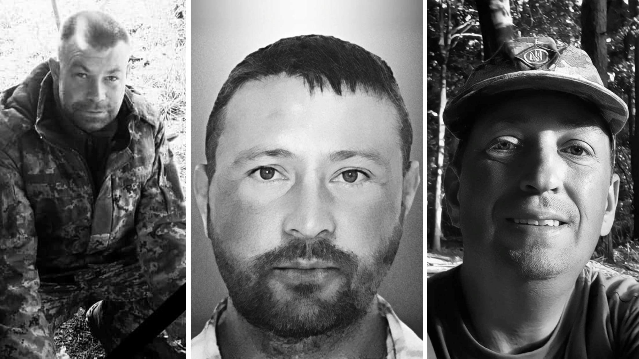 Загинули в листопаді на півдні: Львівщина прощається з трьома Героями