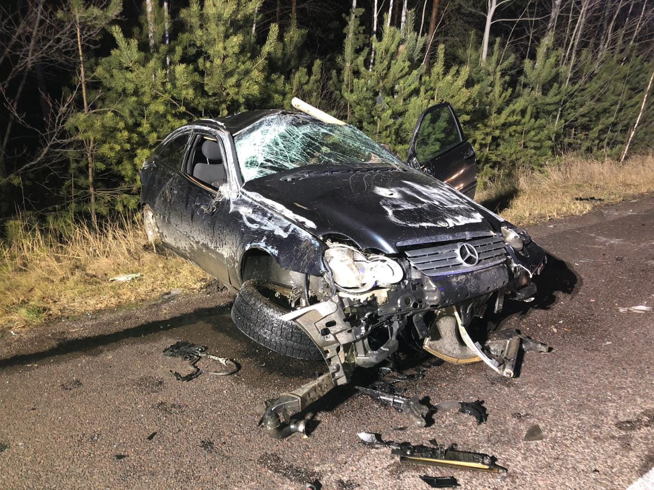 Через лося на Рівненщині розбилися дві автівки