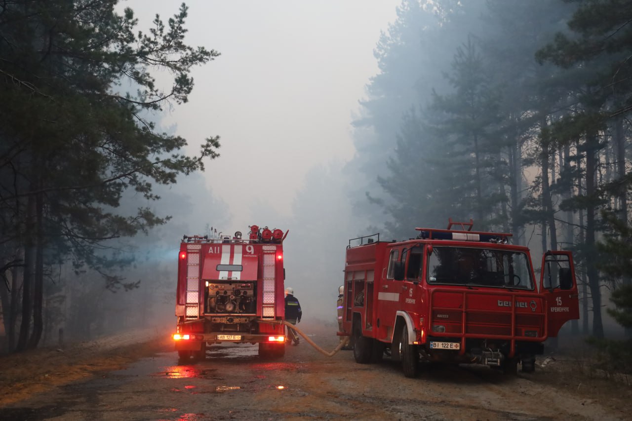 На Полтавщині погасили пожежу, яку не могли ліквідувати майже 2 тижні