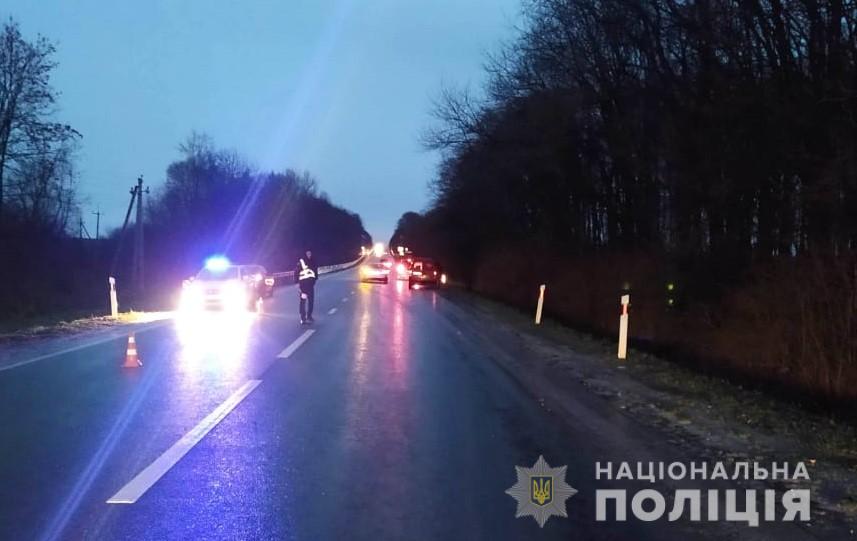 На Львівщині мікроавтобус на смерть збив пішохода