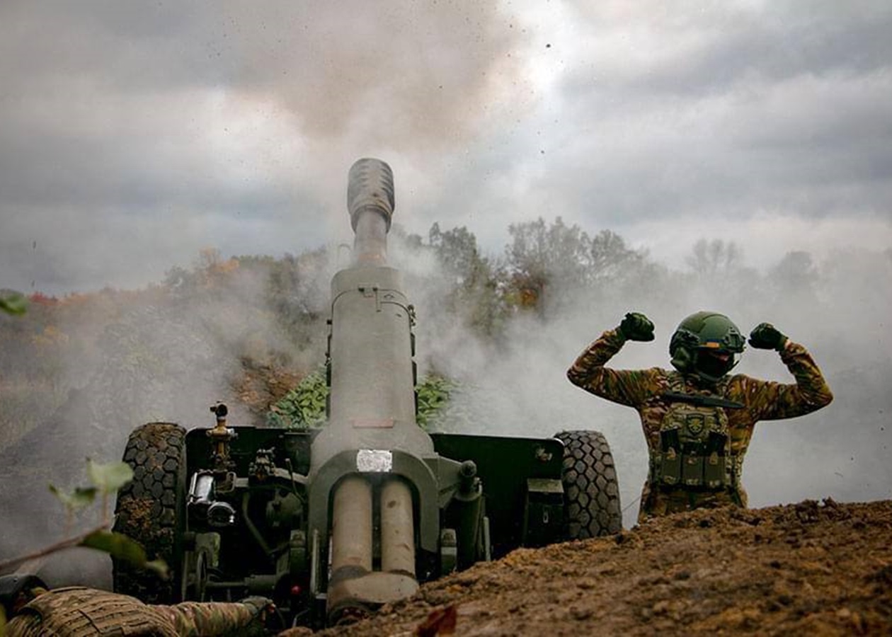Українські воїни знищили російський склад із боєкомплектом на Бахмутському напрямку