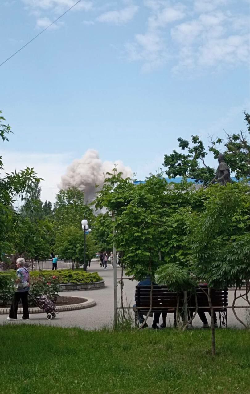 У Бердянську – потужна "бавовна". Прилетіло в район порту