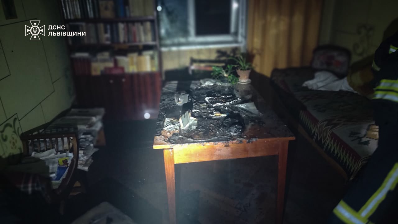 Залишила запалену свічку в квартирі: у Львові в пожежі постраждала жінка (фото)
