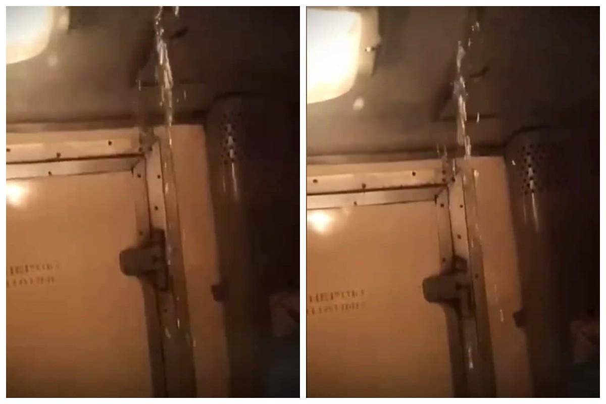 "Вагон замироточив". У потязі "Укрзалізниці" зі стелі потекла вода