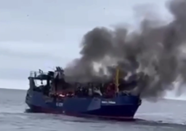 Рашисти «випадково» потопили свій же корабель в Балтійському морі