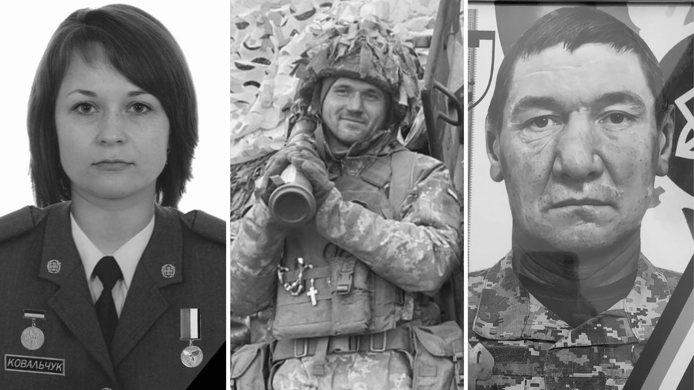 Захисники і захисниця України: Львівщина прощається із трьома Героями