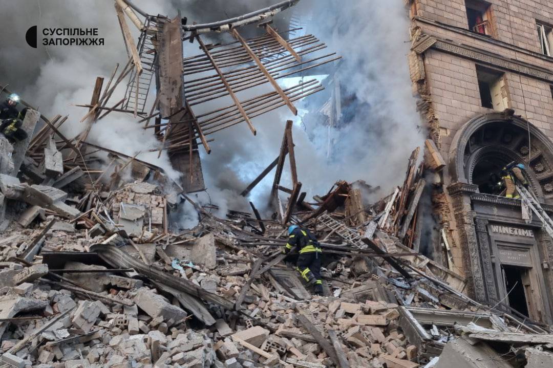 «Терор і вбивство мирних людей». Окупанти обстріляли Запоріжжя