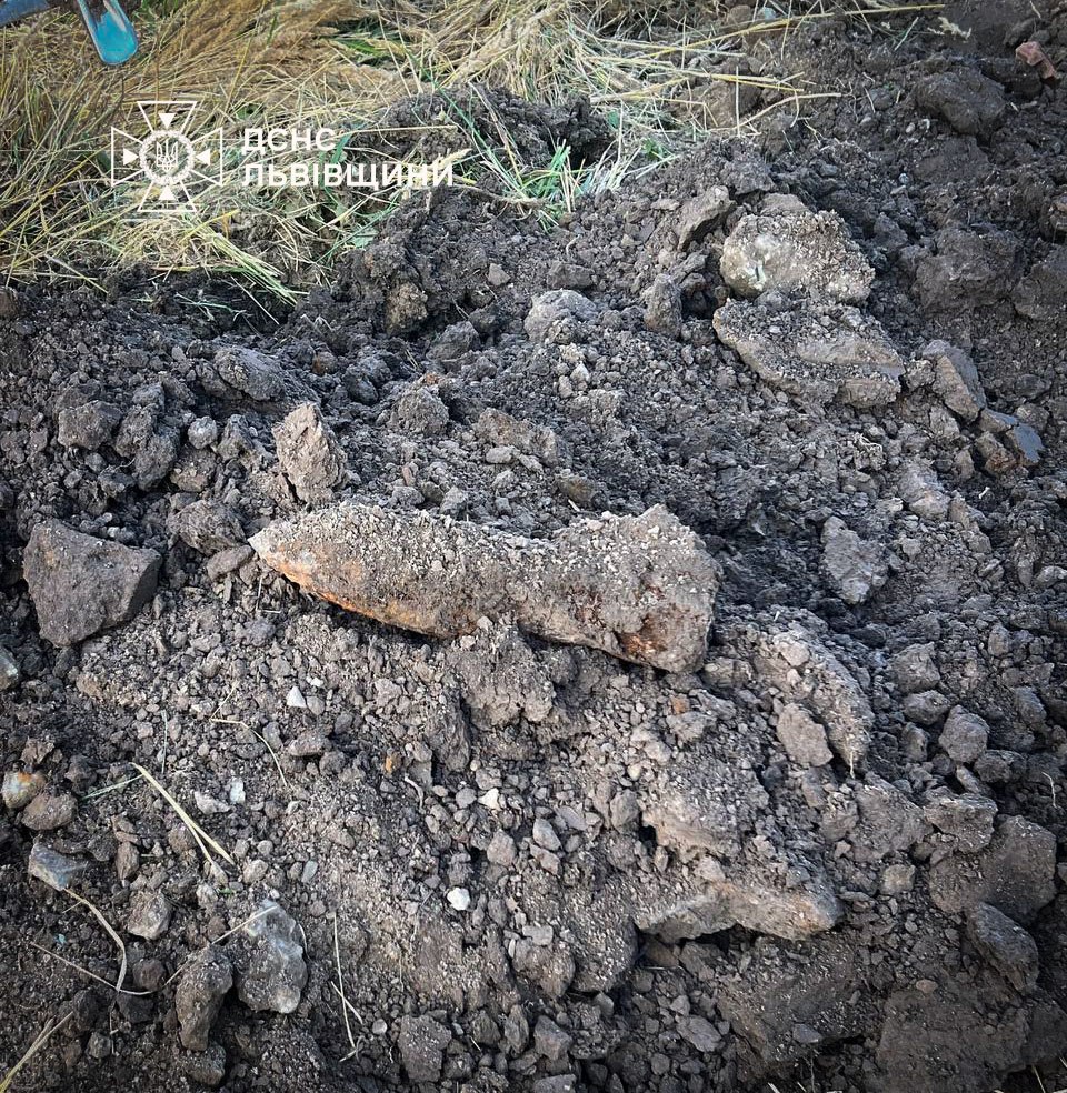 У Львові знайшли снаряд часів ІІ Світової війни