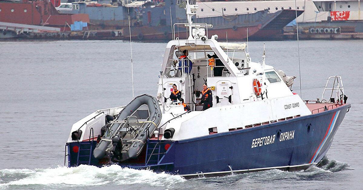 В Азовському морі горів російський катер берегової охорони