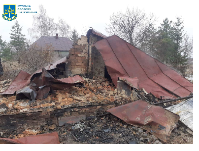На Сумщині внаслідок російського авіаудару у власному будинку загинуло подружжя