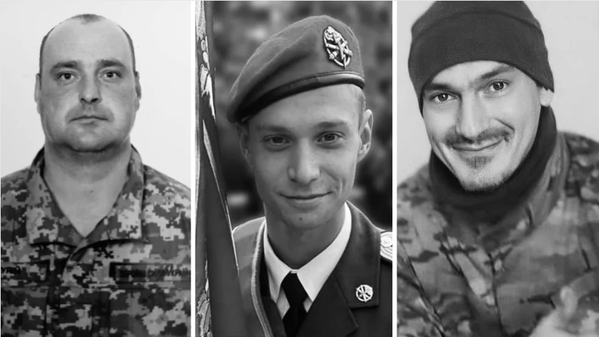 Загинули на Донеччині та Луганщині: Львівщина прощається з трьома Героями