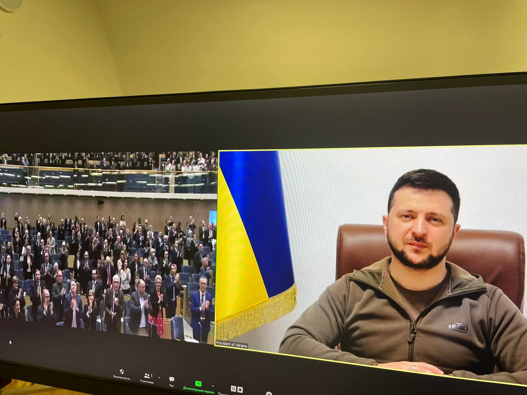 Росія пішла війною проти України, щоб піти далі в Європу". Зеленський виступив на саміті НАТО
