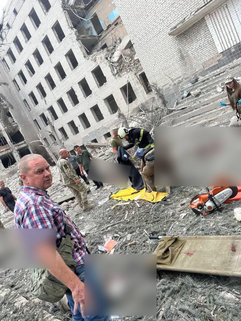 У мережі опублікували офіційне повне відео наслідків удару по Полтаві