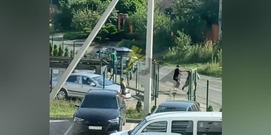 У Луцьку на працівників ТЦК напали з газовим балончиком. Фото