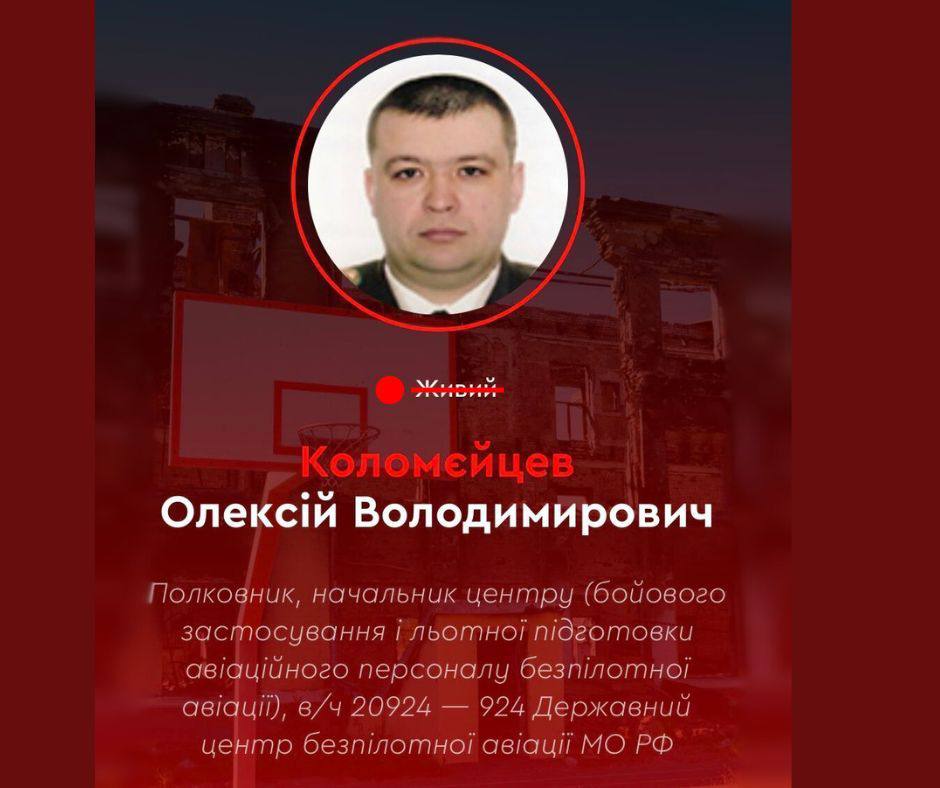 В Росії ліквідовано полковника, який керував центром підготовки операторів "шахедів"