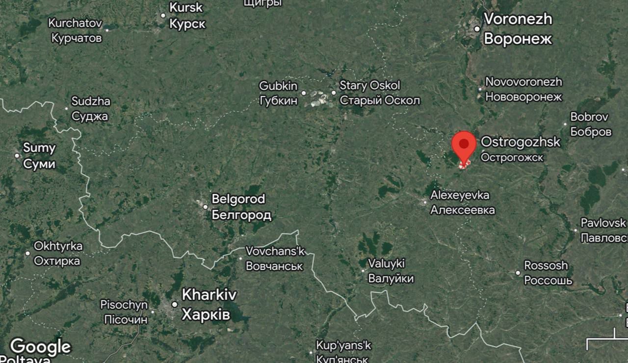 У Воронезькій області вибухає склад боєприпасів після прильоту безпілотника