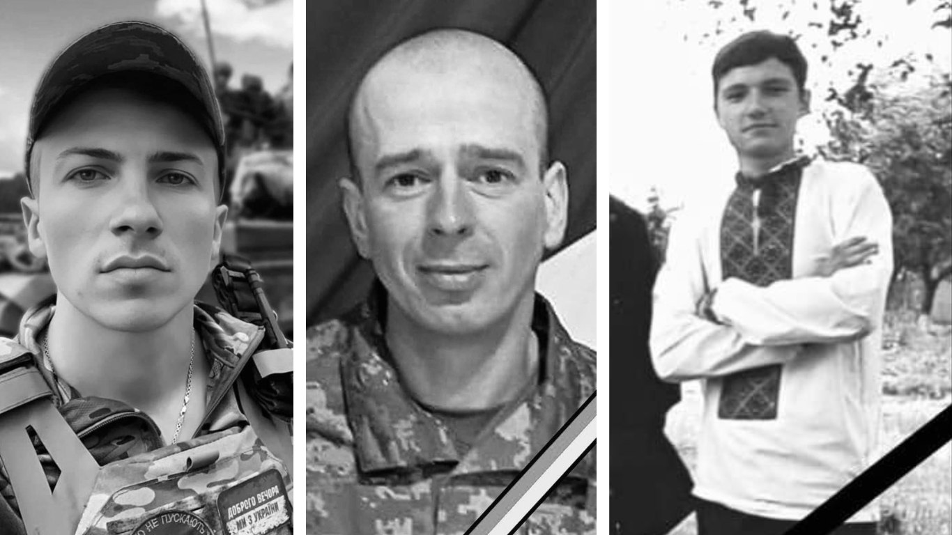 Загинули на Донеччині і Харківщині: Львівщина прощається з трьома воїнами