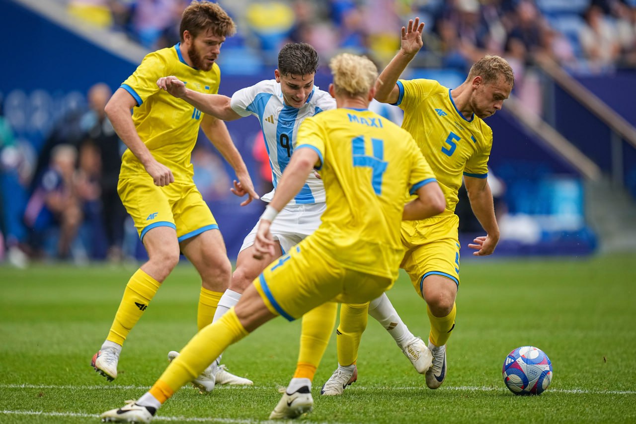 Україна поступилася Аргентині з рахунком 0:2 на Олімпіаді-2024