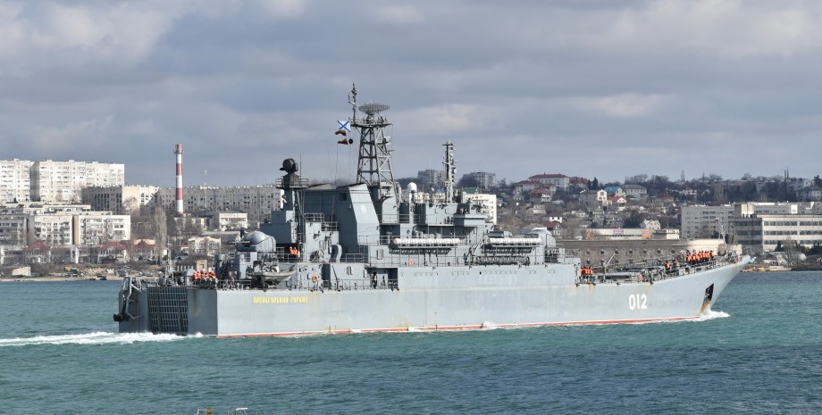 Україна вивела з ладу п'ять великих десантних кораблів РФ