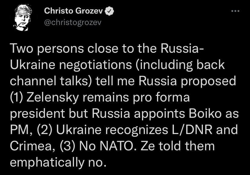Росія вимагає призначити Бойка прем’єр-міністром – Грозєв
