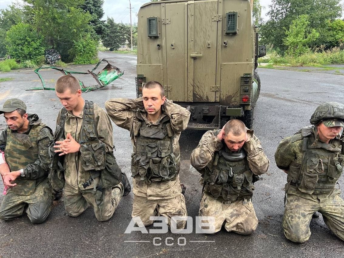 «Азов» взяв в полон п'ятьох російських окупантів – Білецький