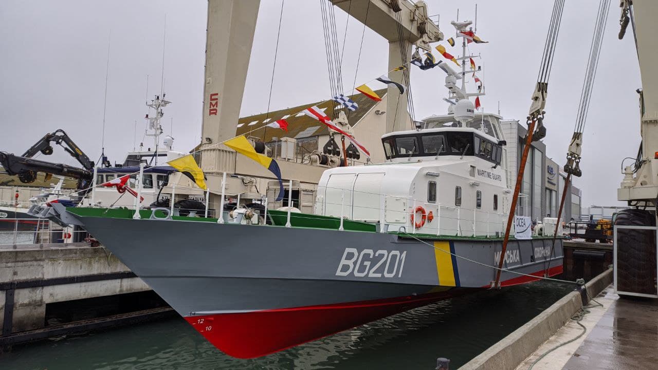У Франції збудували перший катер для охорони морських кордонів України