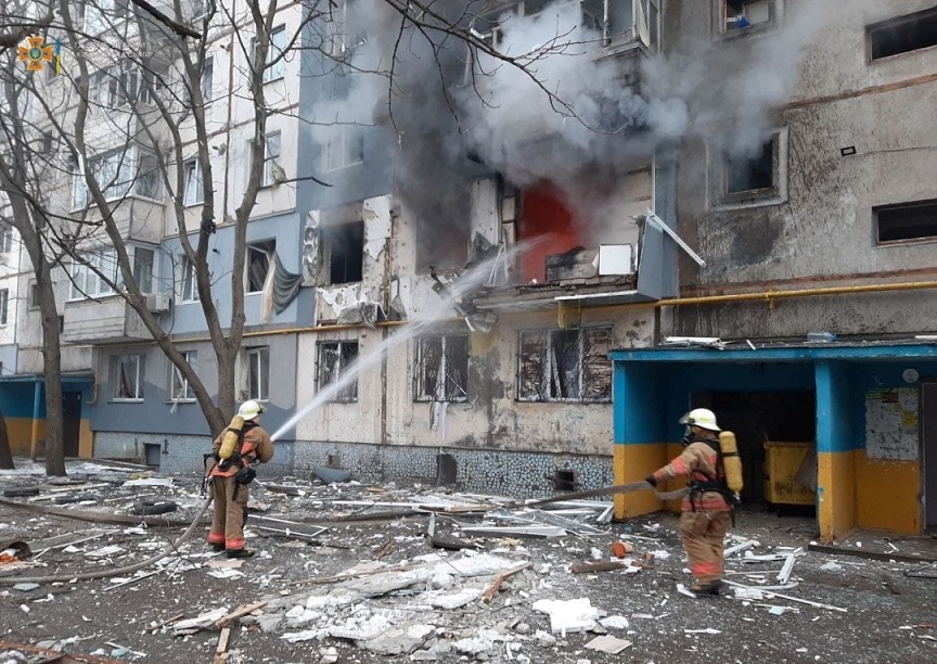 У Кропивницькому сталась пожежа в багатоповерхівці, є жертва та постраждалі