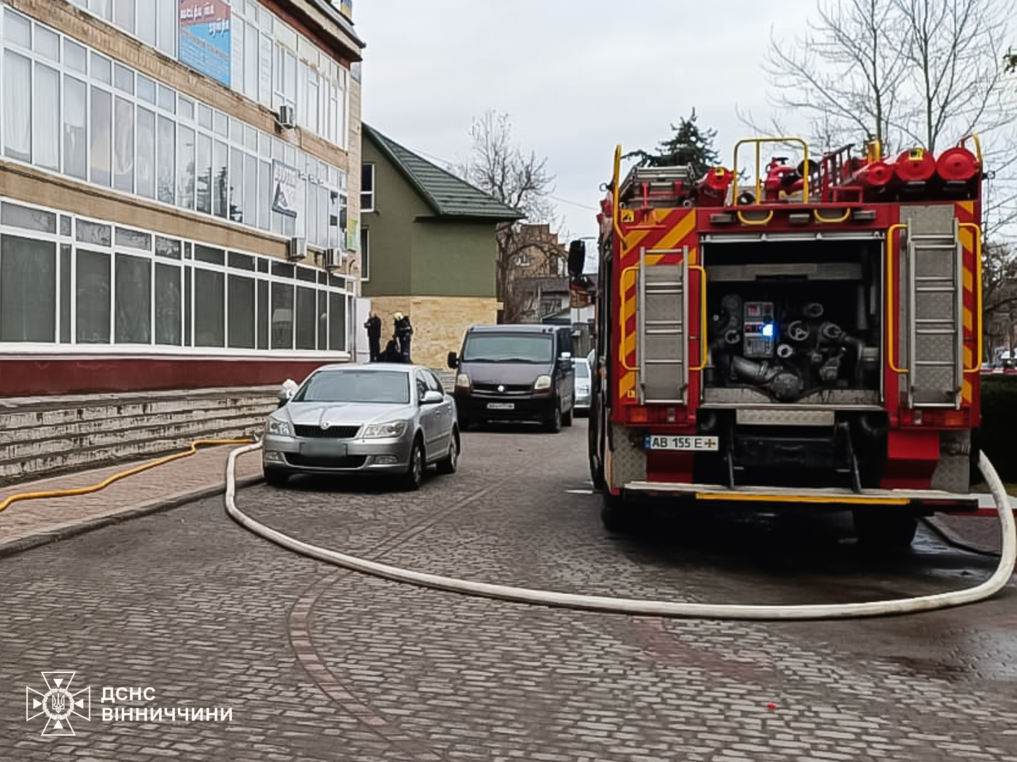 Пожежа у центрі Могилева-Подільського на Вінниччині