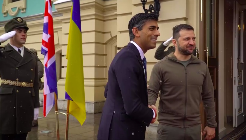 Ріші Сунак - у Києві: прем'єр Великої Британії приїхав без анонсу