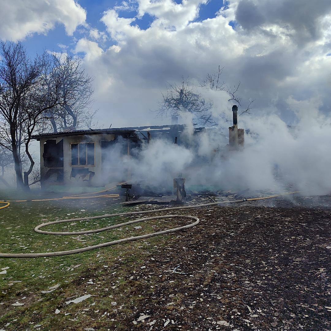На Львівщині згорів житловий будинок