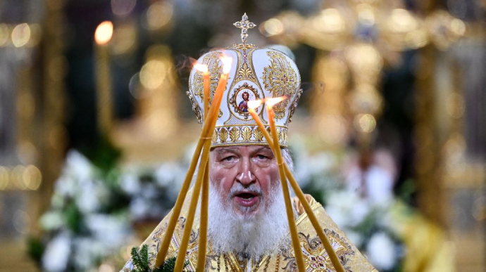 Патріарх Кирило, який благословляє війну проти України, порівняв Великдень із «днем перемоги»