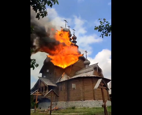 Зеленський чекає реакції ООН та ЮНЕСКО після атаку РФ на Святогірську лавру