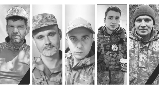 Загинули на Харківщині та Луганщині. Сьогодні Львівщина прощається із п’ятьма захисниками