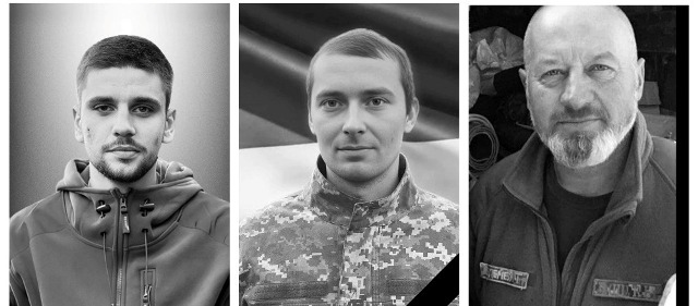 Загинули на східному напрямку. Львівщина прощається із трьома захисниками