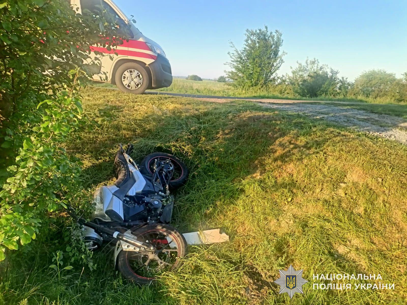 На Львівщині розбився 14-річний мотоцикліст