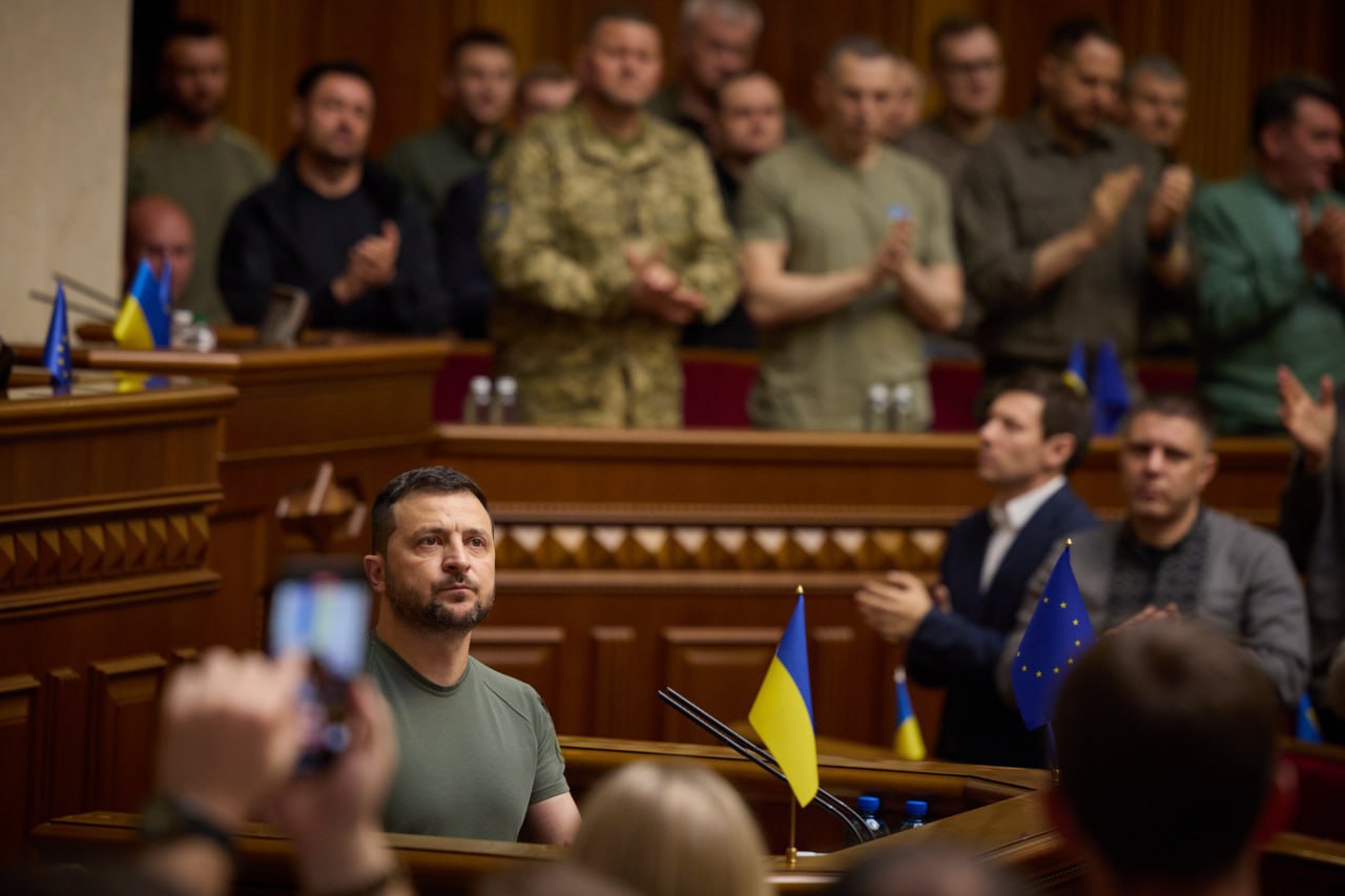 Зеленський виступив у Верховній Раді. Головні тези промови