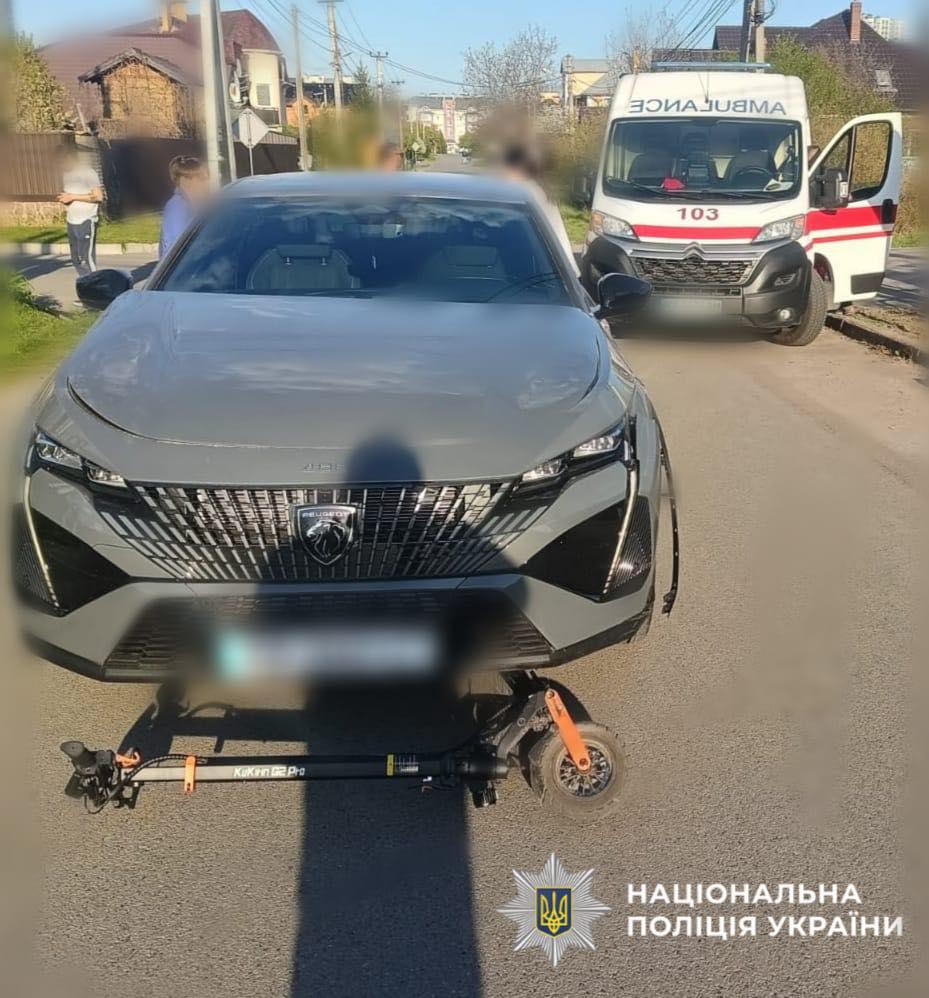 На Київщині водій авто на смерть збив 10-річну дитину на електросамокаті