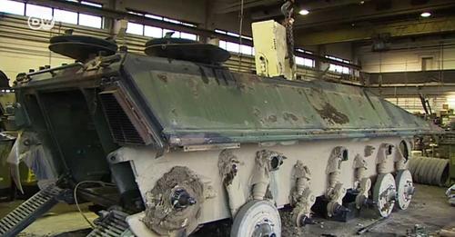 В Україні вирішили різати російські танки на металобрухт