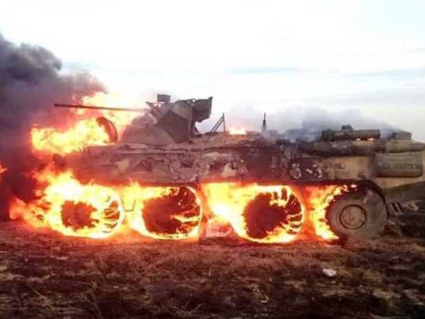 У Маріуполі бійці полку «Азов» знищили ще один ворожий БТР