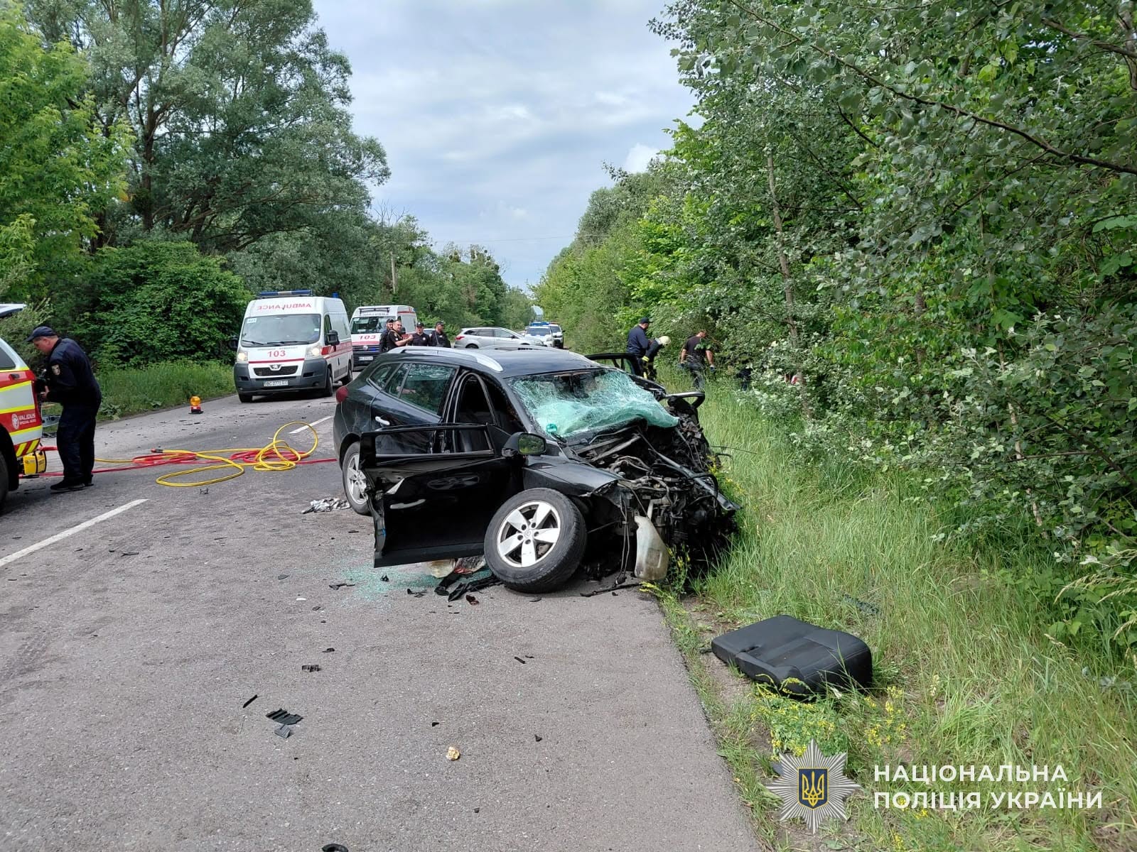 Смертельна ДТП у Шептицькому: перші фото з місця жахливої аварії