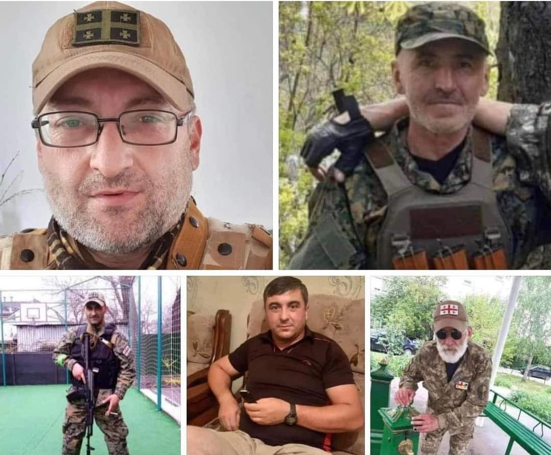 У суботу біля Бахмута загинули п'ять грузинських добровольців