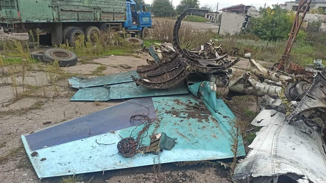 У Лимані знайшли уламки російського бомбардувальника Су-34