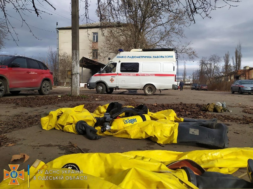 ДСНС: На околиці Одеси стався витік рідкого хлору